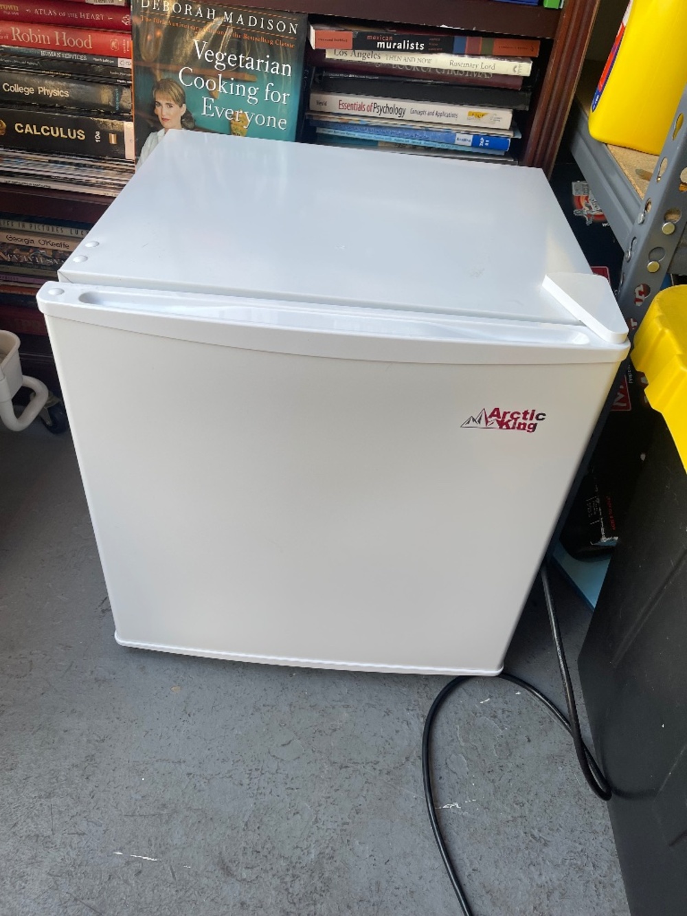 White Compact Mini Freezer